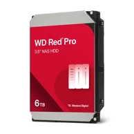 WD Tvrdi disk Red Pro, 6 TB, 7200 okr./min, 256 MB, SATA, 3.5"